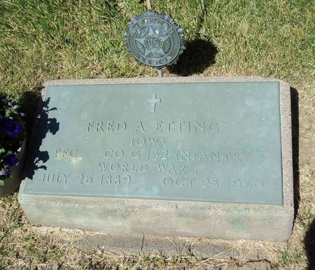 ETTING, FRED A. - Jackson County, Iowa | FRED A. ETTING 