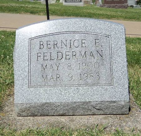 FELDERMAN, BERNICE E. - Jackson County, Iowa | BERNICE E. FELDERMAN 