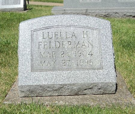 FELDERMAN, LUELLA H. - Jackson County, Iowa | LUELLA H. FELDERMAN 