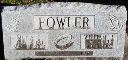 FOWLER, WILLIAM R. - Jackson County, Iowa | WILLIAM R. FOWLER 