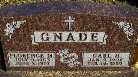 GNADE, FLORENCE M. - Jackson County, Iowa | FLORENCE M. GNADE 