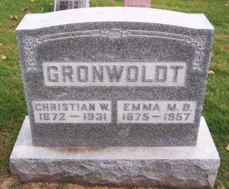 GRONWOLDT, CHRISTIAN M. - Jackson County, Iowa | CHRISTIAN M. GRONWOLDT 