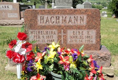 HACHMANN, WILHELMINA - Jackson County, Iowa | WILHELMINA HACHMANN 