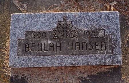 HANSEN, BEULAH - Jackson County, Iowa | BEULAH HANSEN 