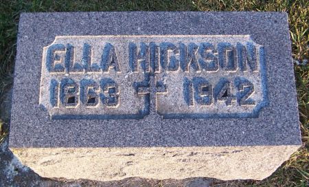 HICKSON, ELLA - Jackson County, Iowa | ELLA HICKSON 