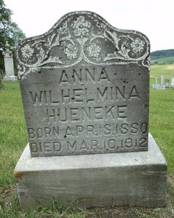HUENEKE, ANNA WILHELMINA - Jackson County, Iowa | ANNA WILHELMINA HUENEKE 