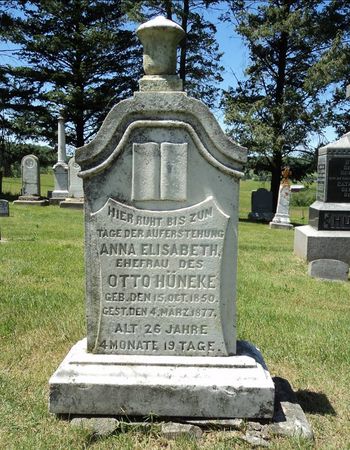 HUNEKE, ANNA ELISABETH - Jackson County, Iowa | ANNA ELISABETH HUNEKE 