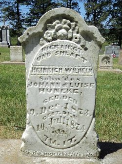 HUNEKE, HEINRICH WILHELM - Jackson County, Iowa | HEINRICH WILHELM HUNEKE 