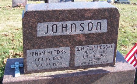 JOHNSON, WALTER HESSEL - Jackson County, Iowa | WALTER HESSEL JOHNSON 
