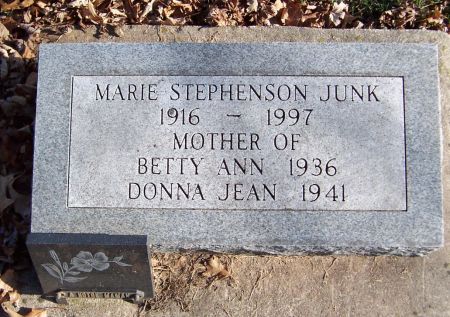JUNK, MARIE - Jackson County, Iowa | MARIE JUNK 