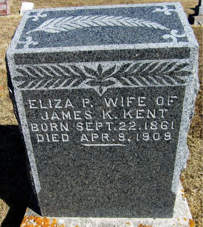 KENT, ELIZA P. - Jackson County, Iowa | ELIZA P. KENT 