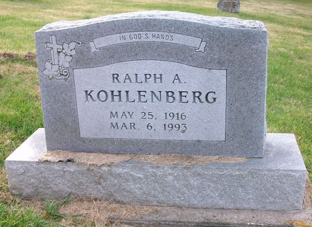 KOHLENBERG, RALPH A. - Jackson County, Iowa | RALPH A. KOHLENBERG 