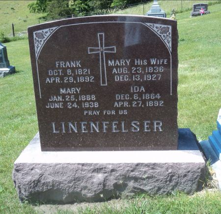 LINENFESLER, MARY - Jackson County, Iowa | MARY LINENFESLER 