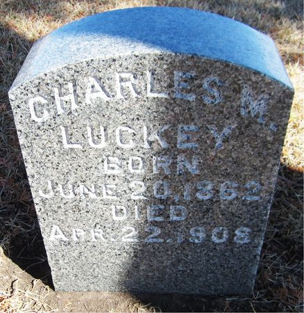 LUCKEY, CHARLES M. - Jackson County, Iowa | CHARLES M. LUCKEY 