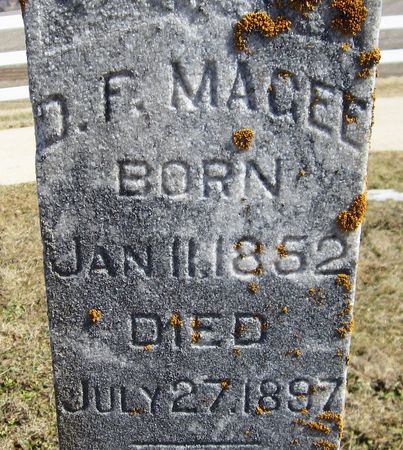 MAGEE, D. F. - Jackson County, Iowa | D. F. MAGEE 