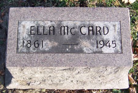 MCCARD, ELLA - Jackson County, Iowa | ELLA MCCARD 