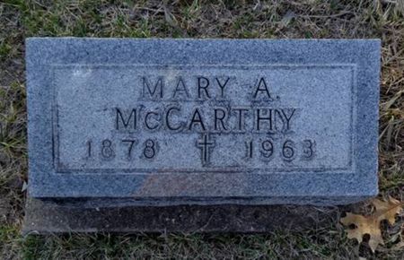 MCCARTHY, MARY A. - Jackson County, Iowa | MARY A. MCCARTHY 