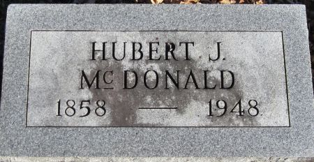 MCDONALD, HUBERT J. - Jackson County, Iowa | HUBERT J. MCDONALD 