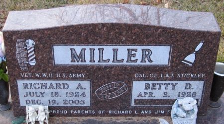 MILLER, RICHARD A. - Jackson County, Iowa | RICHARD A. MILLER 