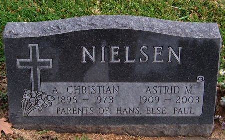 NIELSEN, A. CHRISTIAN - Jackson County, Iowa | A. CHRISTIAN NIELSEN 