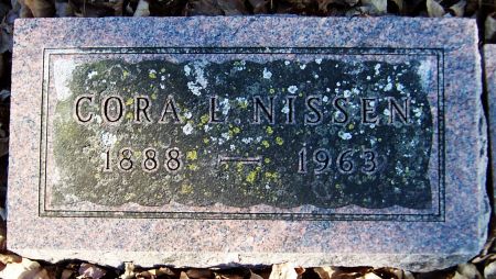 NISSEN, CORA L. - Jackson County, Iowa | CORA L. NISSEN 