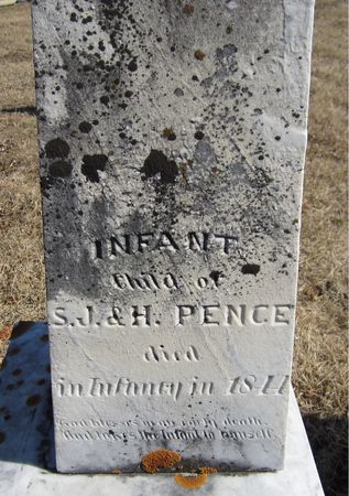 PENCE, INFANT - Jackson County, Iowa | INFANT PENCE 