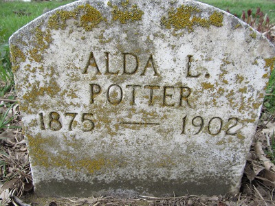 POTTER, ALDA LUCRETIA - Jackson County, Iowa | ALDA LUCRETIA POTTER 