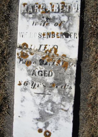 ROSENBERGER, MARGARET J. - Jackson County, Iowa | MARGARET J. ROSENBERGER 