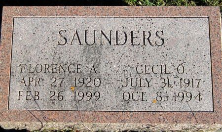 SAUNDERS, FLORENCE A. - Jackson County, Iowa | FLORENCE A. SAUNDERS 