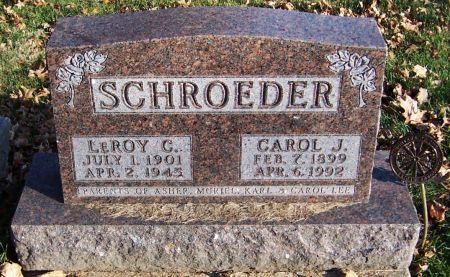 SCHROEDER, LEROY C. - Jackson County, Iowa | LEROY C. SCHROEDER 