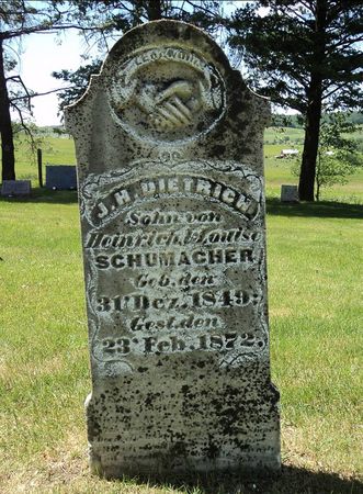 SCHUMACHER, J. H. DIETRICH - Jackson County, Iowa | J. H. DIETRICH SCHUMACHER 