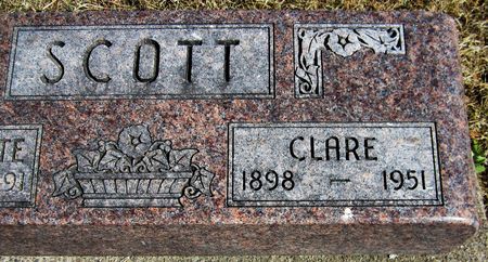 SCOTT, CLARE - Jackson County, Iowa | CLARE SCOTT 