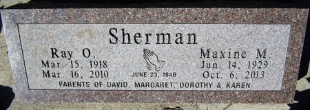 SHERMAN, MAXINE M. - Jackson County, Iowa | MAXINE M. SHERMAN 