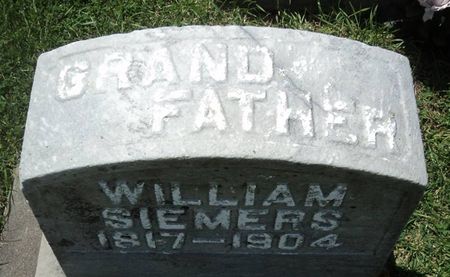 SIEMERS, WILLIAM - Jackson County, Iowa | WILLIAM SIEMERS 