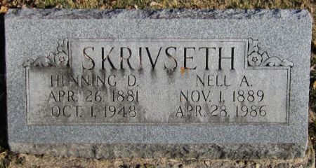 SKRIVSETH, HENNING D. - Jackson County, Iowa | HENNING D. SKRIVSETH 
