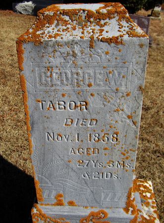 TABOR, GEORGE W. - Jackson County, Iowa | GEORGE W. TABOR 