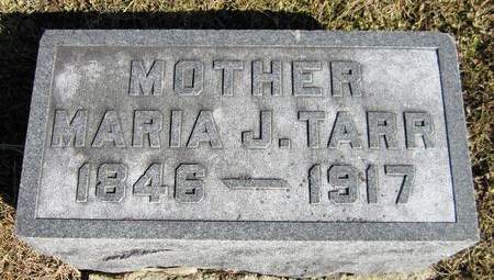 TARR, MARIA J. - Jackson County, Iowa | MARIA J. TARR 