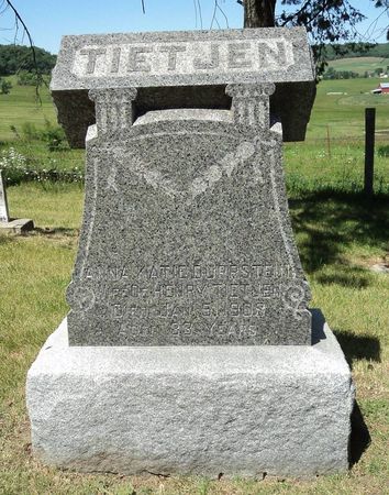 DURRESTEIN TIETJEN, ANNA KATIE - Jackson County, Iowa | ANNA KATIE DURRESTEIN TIETJEN 