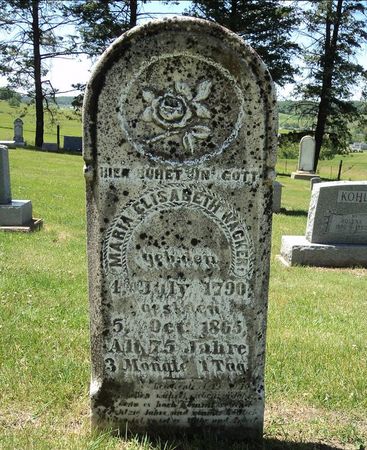 WACKER, MARIA ELISABETH - Jackson County, Iowa | MARIA ELISABETH WACKER 