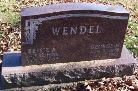 WENDEL, BESSIE A. - Jackson County, Iowa | BESSIE A. WENDEL 