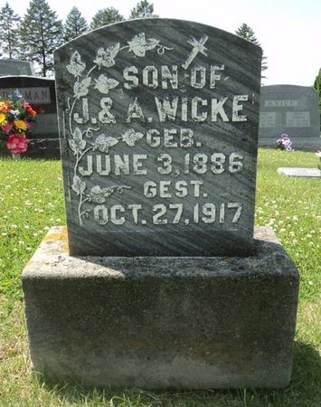 WICKE, BENJAMIN - Jackson County, Iowa | BENJAMIN WICKE 