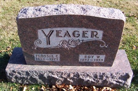 YEAGER, FLOSSIE C. - Jackson County, Iowa | FLOSSIE C. YEAGER 
