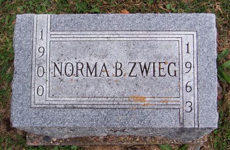 ZWIEG, NORMA B. - Jackson County, Iowa | NORMA B. ZWIEG 