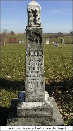 ADKINS, LOLA MONTEZ - Jasper County, Iowa | LOLA MONTEZ ADKINS 