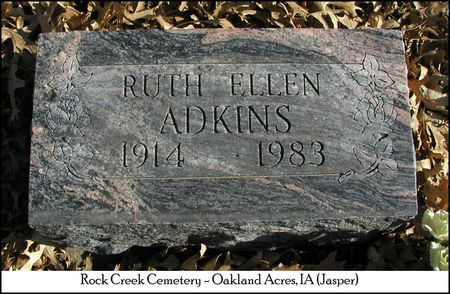 ADKINS, RUTH ELLEN - Jasper County, Iowa | RUTH ELLEN ADKINS 