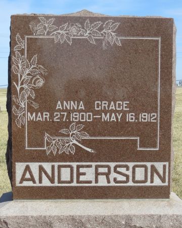 ANDERSON, ANNA GRACE - Jasper County, Iowa | ANNA GRACE ANDERSON 