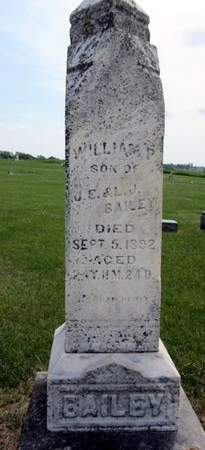 BAILEY, WILLIAM PERRY - Jasper County, Iowa | WILLIAM PERRY BAILEY 
