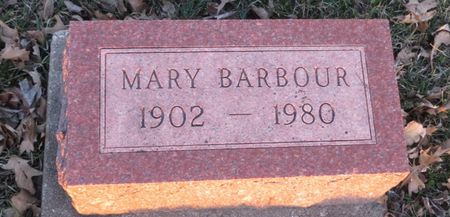 BARBOUR, MARY - Jasper County, Iowa | MARY BARBOUR 