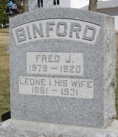 BINFORD, FRED J. - Jasper County, Iowa | FRED J. BINFORD 