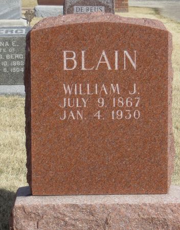 BLAIN, WILLIAM J. - Jasper County, Iowa | WILLIAM J. BLAIN 